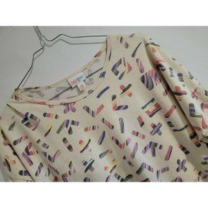 LuLaRoe Women's Irma Short Sleeve Tunic Shirt - XS